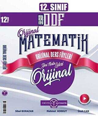 Orijinal Yayınları 12. Sınıf Matematik ODF Orijinal Ders Föyleri