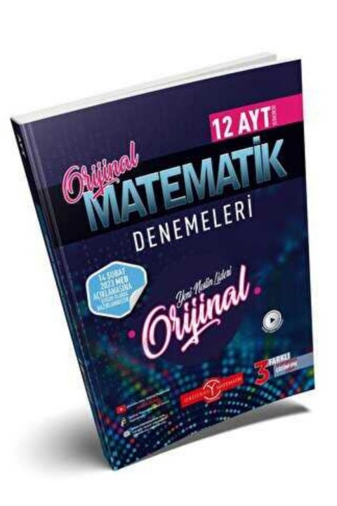 Orijinal Yayınları AYT Matematik 12 li Deneme