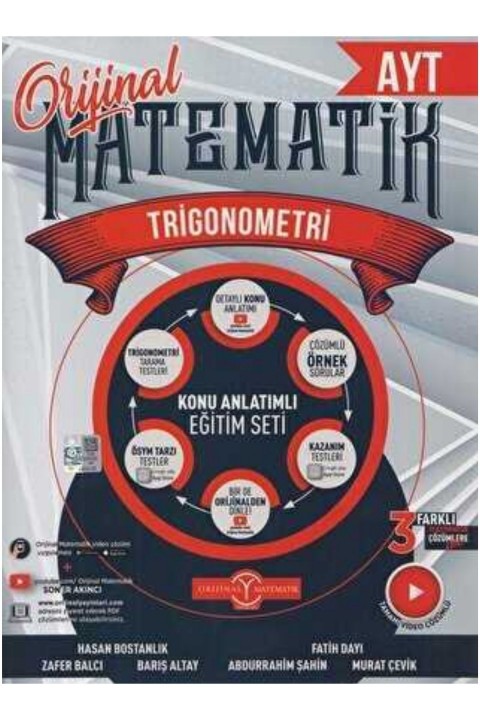 Orijinal Yayınları AYT Matematik Trigonometri