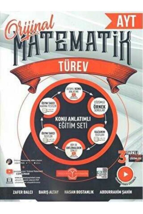 Orijinal Yayınları AYT Matematik Türev Konu Anlatımlı