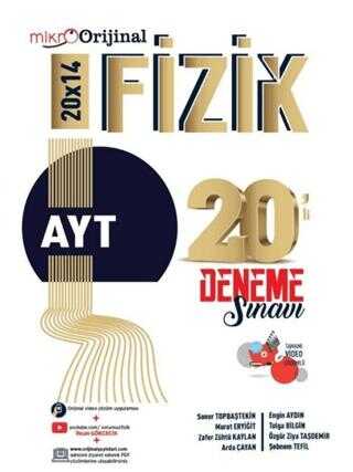 Orijinal Yayınları Orijinal Mikro AYT Fizik 20`li Deneme Sınavı