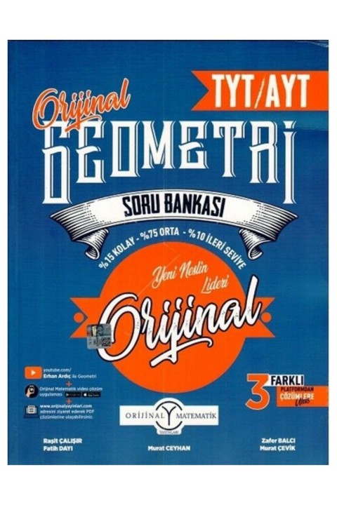 Orijinal Yayınları TYT AYT Geometri Soru Bankası