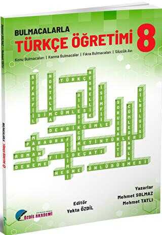 Özdil Akademi Yayınları 8. Sınıf Bulmacalarla Türkçe Öğretimi
