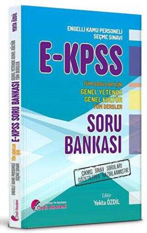 Özdil Akademi Yayınları EKPSS Soru Bankası