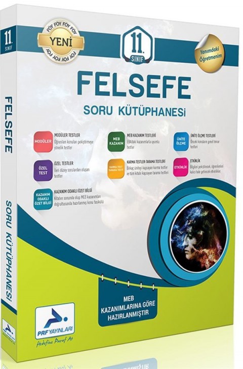 PRF Yayınları 11. Sınıf Felsefe Soru Kütüphanesi