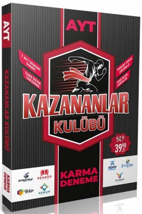 PRF Yayınları AYT Karma Deneme Kazananlar Kulübü 7 Video Çözümlü Karma Deneme