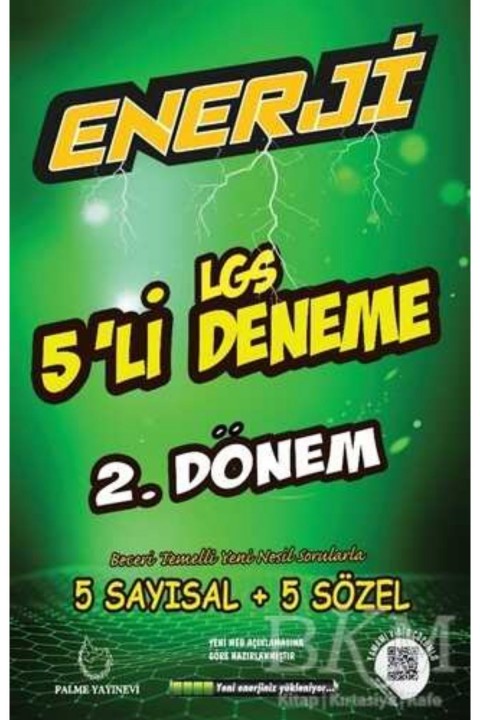 Palme Yayıncılık Palme 8. Sınıf Enerji LGS 2. Dönem 5`li Deneme
