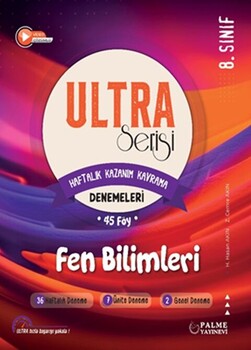 Palme Yayınları 8. Sınıf LGS Fen Bilimleri Ultra Serisi Denemeleri