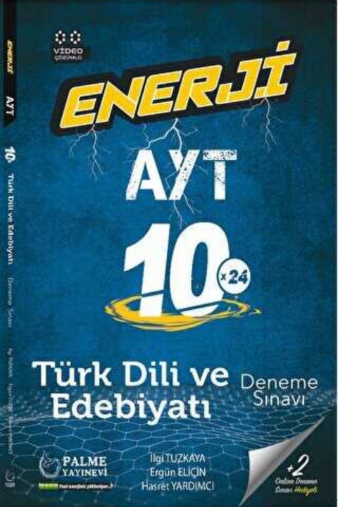 Palme Yayınları AYT Türk Dili ve Edebiyatı Enerji 10x24 Deneme Sınavı