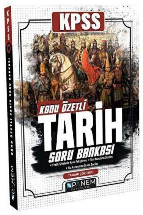 Panem Yayınları KPSS Konu Özetli Tarih Soru Bankası