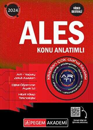 Pegem Akademi Yayıncılık 2024 ALES Konu Anlatımlı