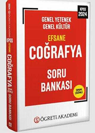 Pegem Akademi Yayıncılık 2024 KPSS Genel Yetenek Genel Kültür Efsane Coğrafya Soru Bankası