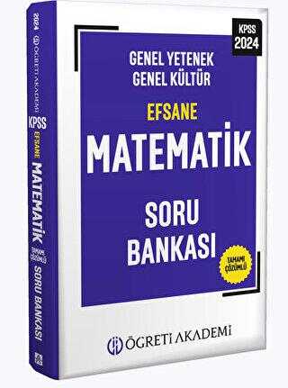 Pegem Akademi Yayıncılık 2024 KPSS Genel Yetenek Genel Kültür Efsane Matematik Soru Bankası