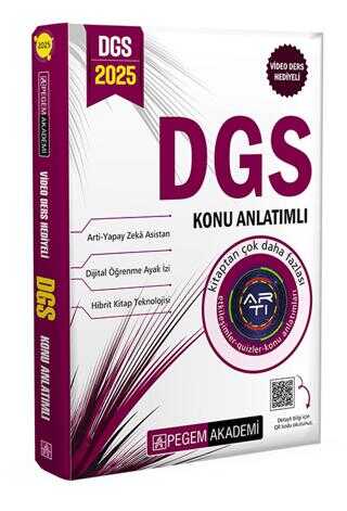 Pegem Akademi Yayıncılık 2025 DGS Konu Anlatımlı