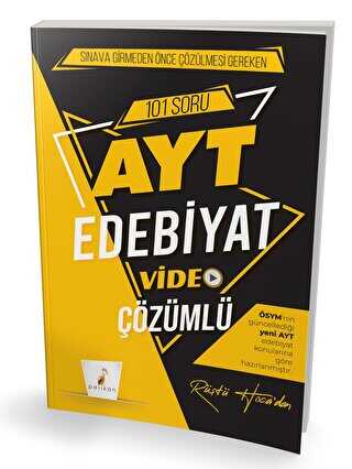 Pelikan Tıp Teknik Yayıncılık Rüştü Hoca İle Sınava Girmeden Önce Çözülmesi Gereken Video Çözümlü AYT Edebiyat Soruları