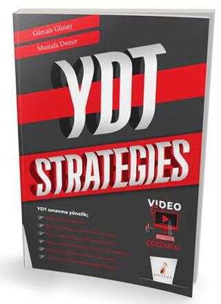 Pelikan Tıp Teknik Yayıncılık YDT Strategies Video Çözümlü Soru Bankası