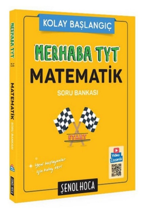 Şenol Hoca Yayınları Merhaba TYT Temel Matematik Çözüm Asistanlı Soru Bankası