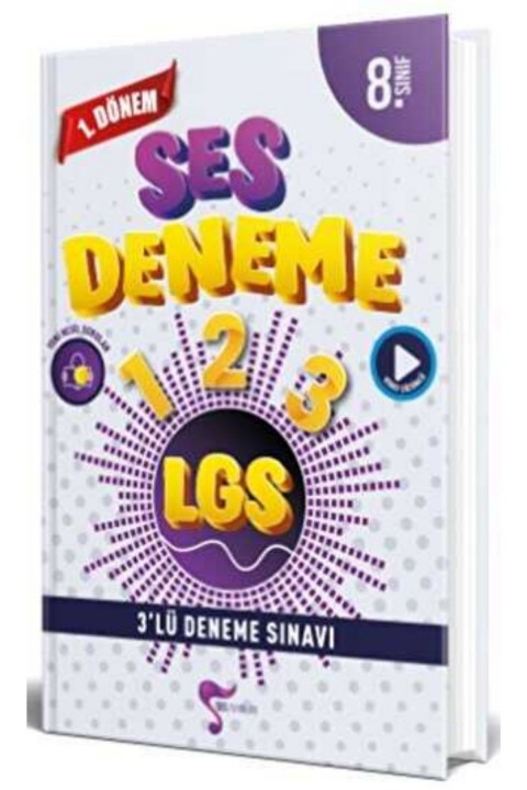 Ses Yayınları 8. Sınıf LGS 1. Dönem 3 lü Deneme Sınavı Özel Baskı