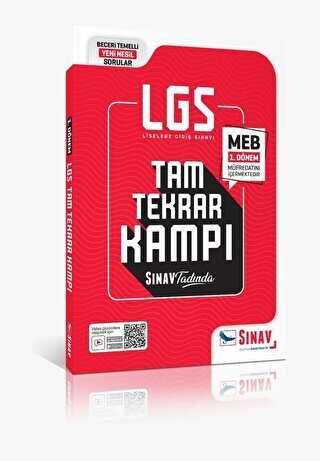 Sınav Yayınları Sınav 8. Sınıf 1.Dönem Tam Tekrar Kamp Kitabı