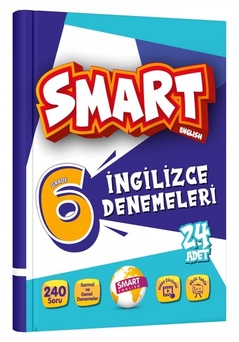 Grade 6 Smart English 24 Adet İngilizce Denemeleri