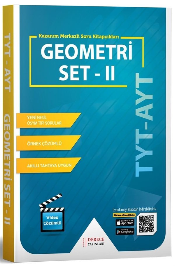 Sonuç Derece Yayınları TYT AYT Geometri Modüler Set II