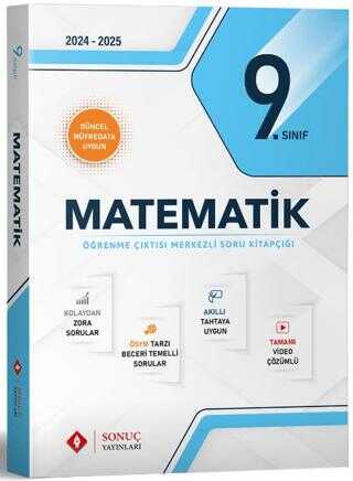 Sonuç Yayınları 9. Sınıf Matematik Modüller Set 2025 Güncel Müfredata Uygun