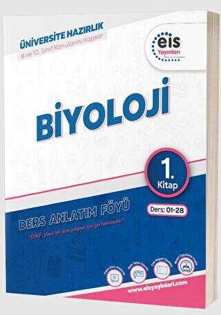TYT AYT Biyoloji Ders Anlatım Föyü 1. Kitap Eis Yayınları