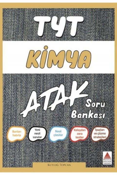TYT Kimya Atak Soru Bankası Delta Kültür Yayınları