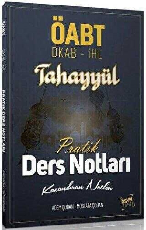 Tahayyül Yayınları Tahayyül 2022 ÖABT Din Kültürü ve Ahlak Bilgisi Pratik Ders Notları