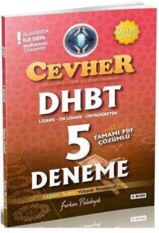 Tahayyül Yayınları Tahayyül DHBT Cevher 5 Deneme PDF Çözümlü