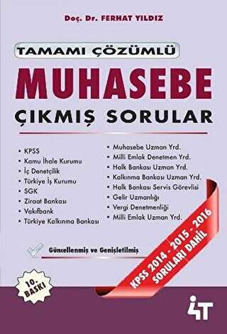 Tamamı Çözümlü Muhasebe Çıkmış Sorular