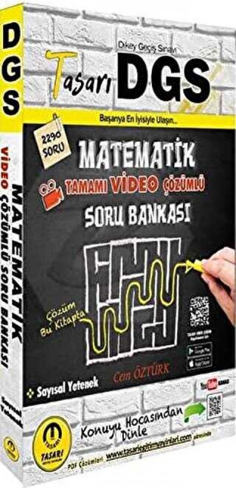 Tasarı DGS Matematik Video Çözümlü Soru Bankası