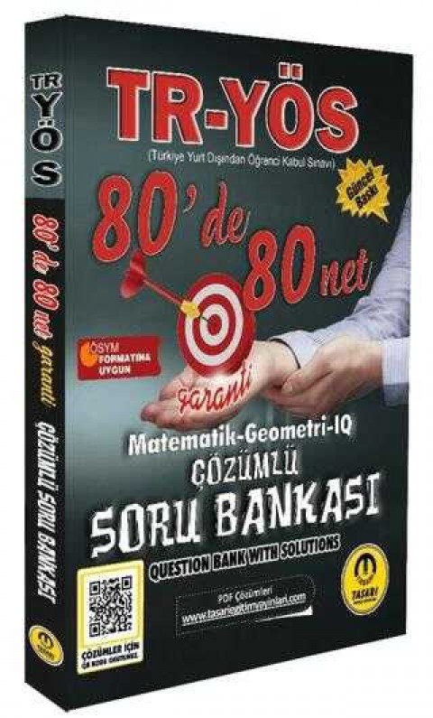 Tasarı Eğitim Yayınları 2025 TR YÖS Matematik-Geometri-IQ 80 De 80 Net