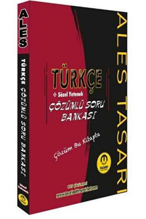 Tasarı Yayıncılık ALES Türkçe Çözümlü Soru Bankası