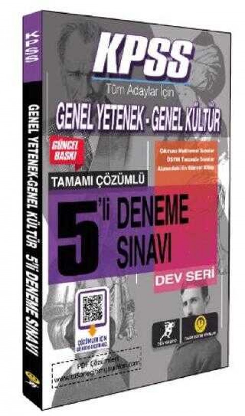 Tasarı Yayıncılık KPSS Genel Yetenek- Genel Kültür 5 Çözümlü Deneme