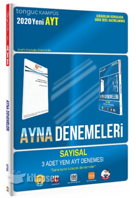 Tonguç Akademi 2020 Yeni AYT Ayna Denemeleri (Sayısal)