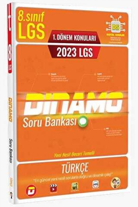 Tonguç Akademi 2023 LGS 1. Dönem Türkçe Dinamo Soru Bankası