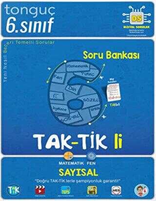Tonguç Akademi 6. Sınıf Taktikli Sayısal Soru Bankası