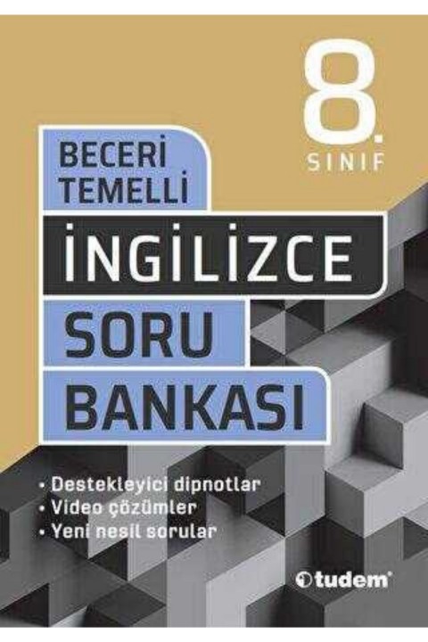 Tudem Yayınları - Bayilik 8. Sınıf İngilizce Beceri Temelli Soru Bankası
