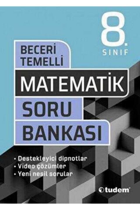 Tudem Yayınları - Bayilik 8. Sınıf Matematik Beceri Temelli Soru Bankası