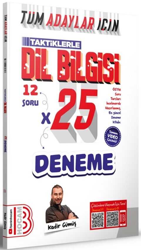 Tüm Adaylar İçin Taktiklerle Dil Bilgisi Tamamı Video Çözümlü 25 Deneme