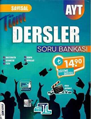 Tümler Yayınları AYT Tüm Dersler Sayısal Soru Bankası