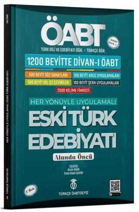Türkçe ÖABTdeyiz ÖABT Türkçe-Türk Dili Edebiyatı Divanı ÖABT Eski Türk Edebiyatı