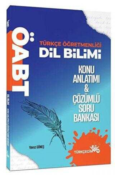 Türkçecim TV Yayınları ÖABT Türkçe Dil Bilimi Konu Anlatımlı Soru Bankası
