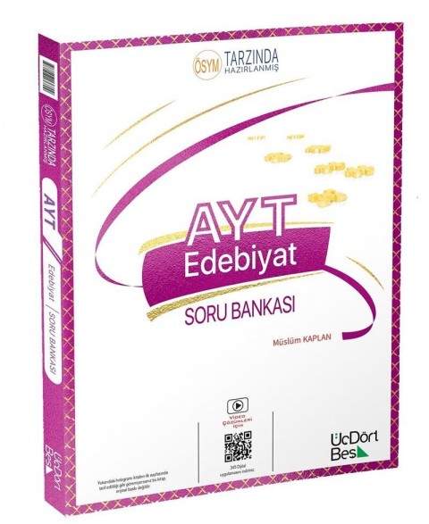 ÜçDörtBeş Yayınları AYT Edebiyat Soru Bankası