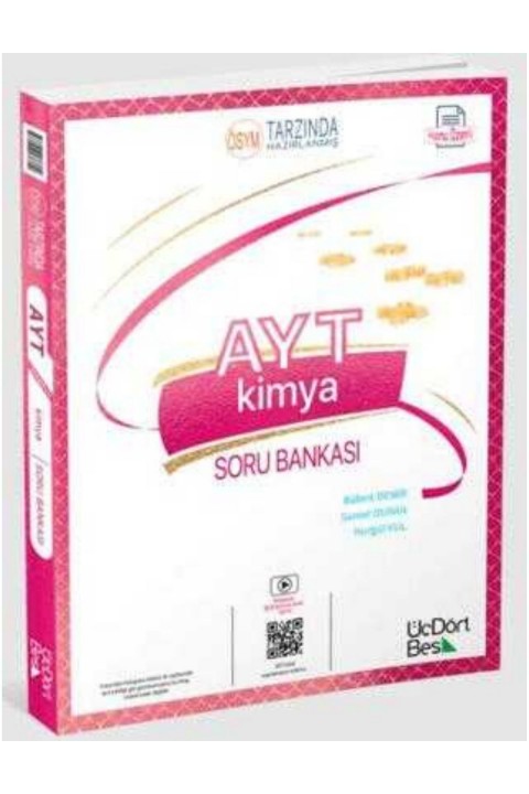 ÜçDörtBeş Yayınları AYT Kimya Soru Bankası