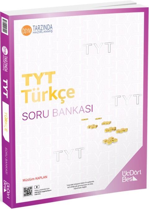 ÜçDörtBeş Yayınları TYT Türkçe Soru Bankası
