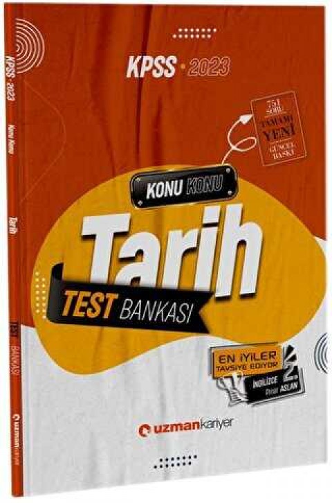 Uzman Kariyer Yayınları 2023 KPSS Tarih Test Bankası Yaprak Test