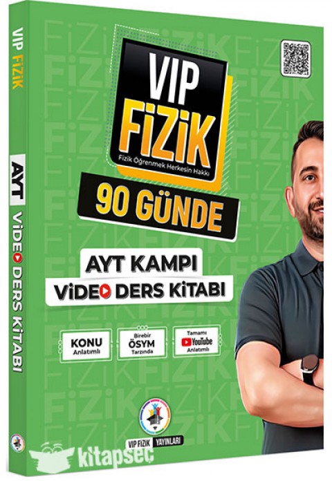VİP Fizik 90 Günde AYT Kampı Video Ders Kitabı VİP Fizik Yayınları