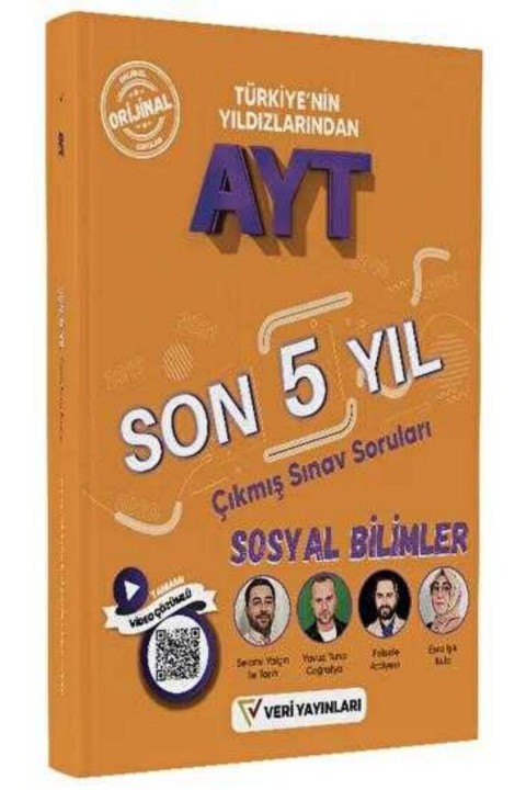 Veri Yayınları AYT Sosyal Bilimler Son 5 Yıl Çıkmış Sınav Soruları